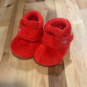 UGG Kids Red Slippers